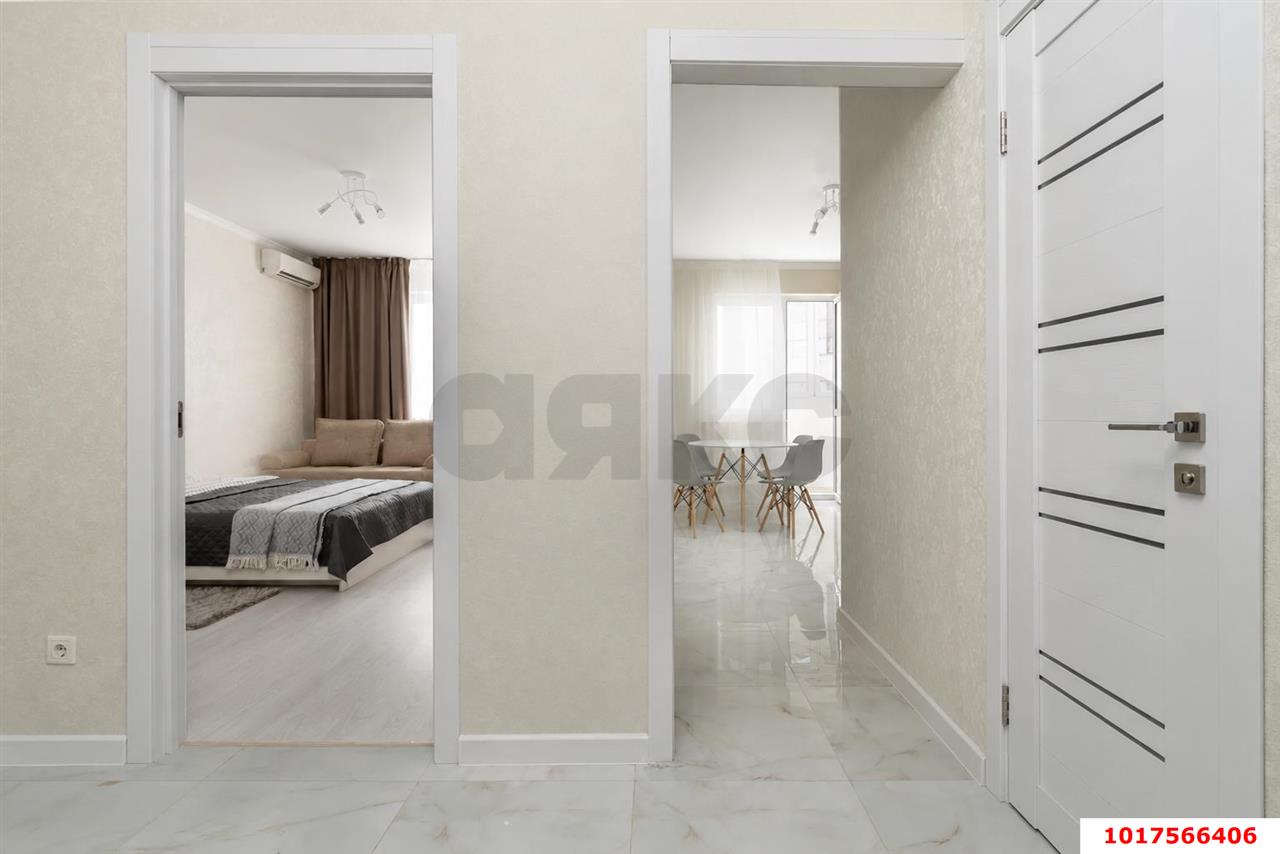 Фото №6: 1-комнатная квартира <span class="whitespace-nowrap">50 м²</span>, <span class="whitespace-nowrap">4/24 эт.</span> - Краснодар, Кожзавод, ЖК Резиденция, мкр. Западный внутригородской округ, ул. Кожевенная, 22