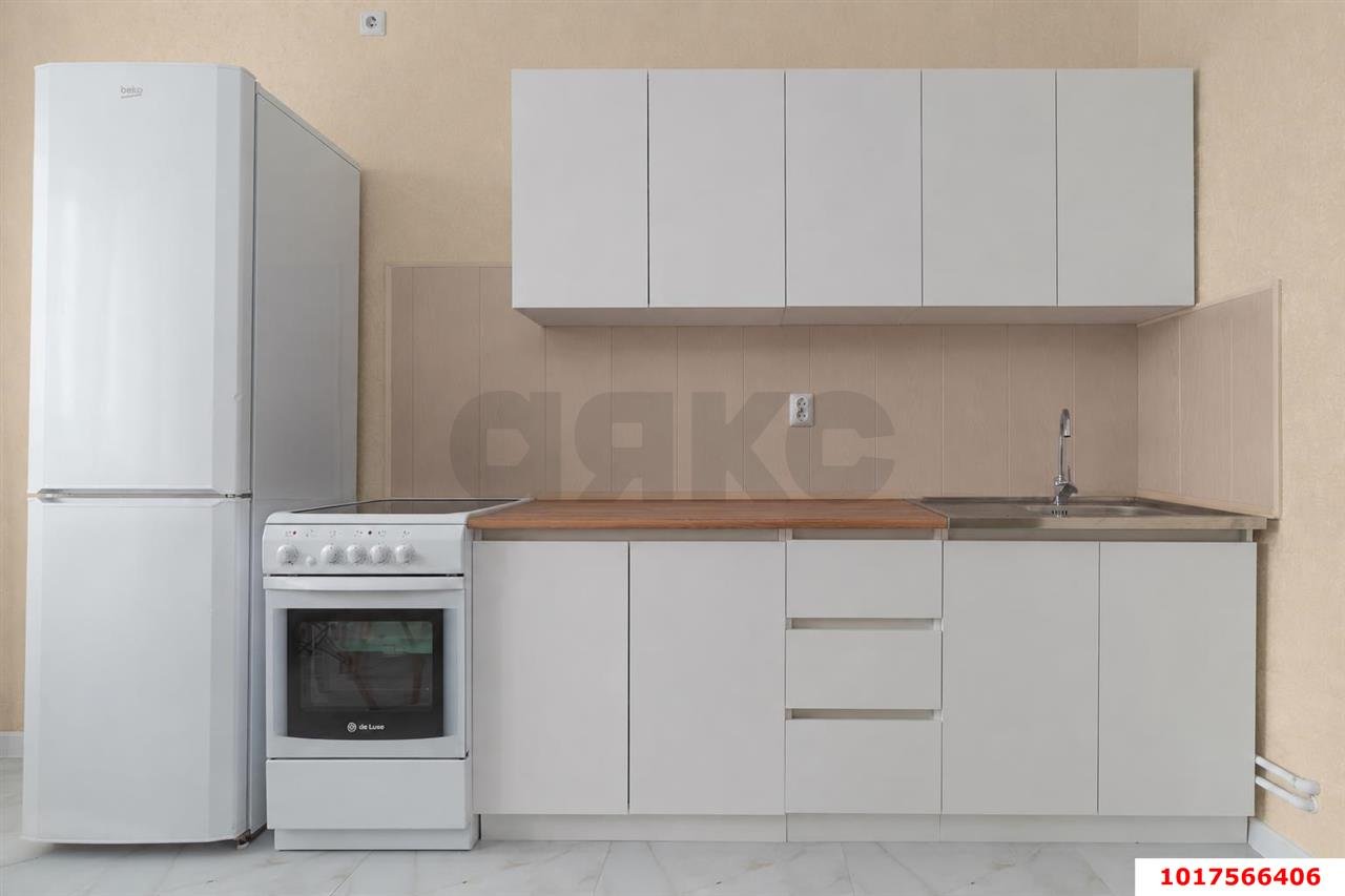 Фото №5: 1-комнатная квартира <span class="whitespace-nowrap">50 м²</span>, <span class="whitespace-nowrap">4/24 эт.</span> - Краснодар, Кожзавод, ЖК Резиденция, мкр. Западный внутригородской округ, ул. Кожевенная, 22
