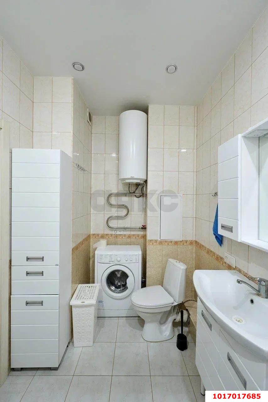 Фото №6: 1-комнатная квартира <span class="whitespace-nowrap">3 м²</span>, <span class="whitespace-nowrap">8/19 эт.</span> - Краснодар, Западный внутригородской округ, мкр. Горгаз, ул. Николая Кондратенко, 6к2