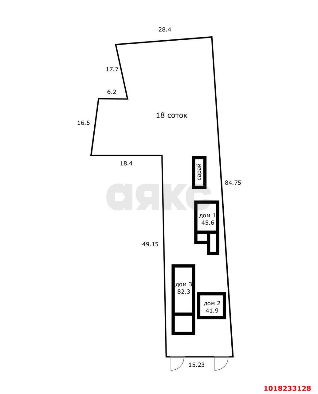 Фото №8: Дом <span class="whitespace-nowrap">82 м²</span> <span class="whitespace-nowrap">+ 17.98 сот.</span>, <span class="whitespace-nowrap">1 эт.</span> - Краснодар, Карасунский внутригородской округ, ж/м Пашковский, ул. Фадеева, 280