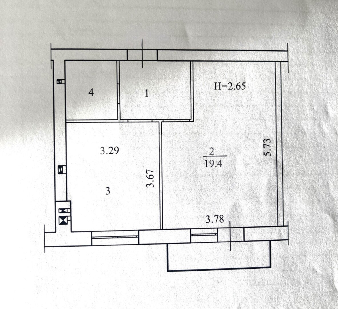 Фото №20: 1-комнатная квартира <span class="whitespace-nowrap">40 м²</span>, <span class="whitespace-nowrap">1/3 эт.</span> - Волгоград, Советский, Долина, мкр. ЖК Долина, ул. имени Гвардии Капитана Курсекова, 6