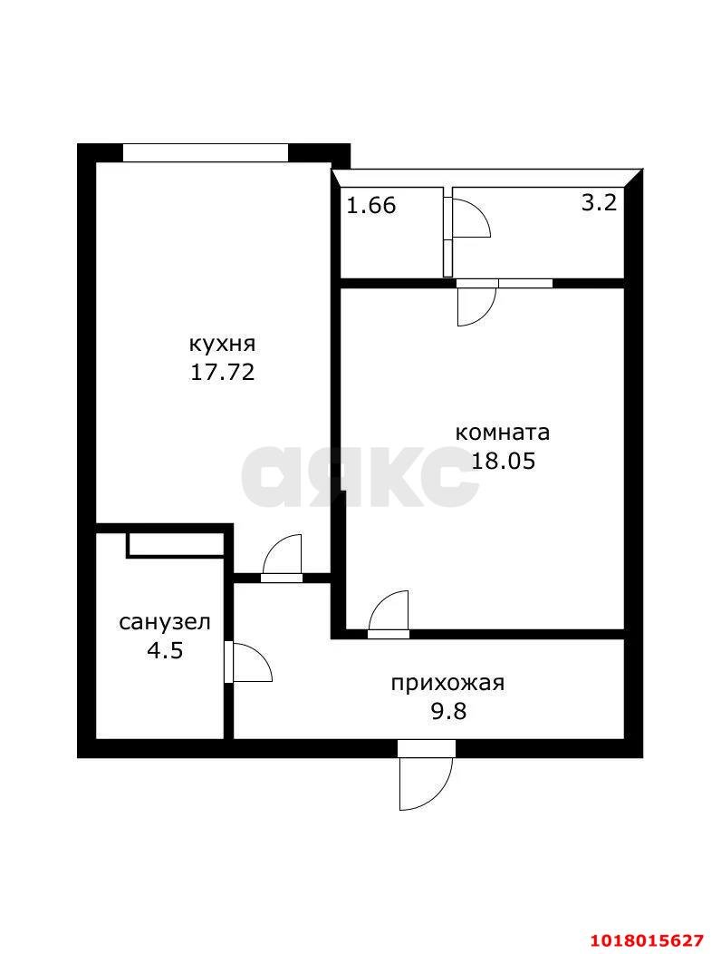 Фото №2: 1-комнатная квартира <span class="whitespace-nowrap">55 м²</span>, <span class="whitespace-nowrap">7/12 эт.</span> - Краснодар, Западный внутригородской округ, мкр. ЖК Эндемик, ул. Шоссе Нефтяников, 26