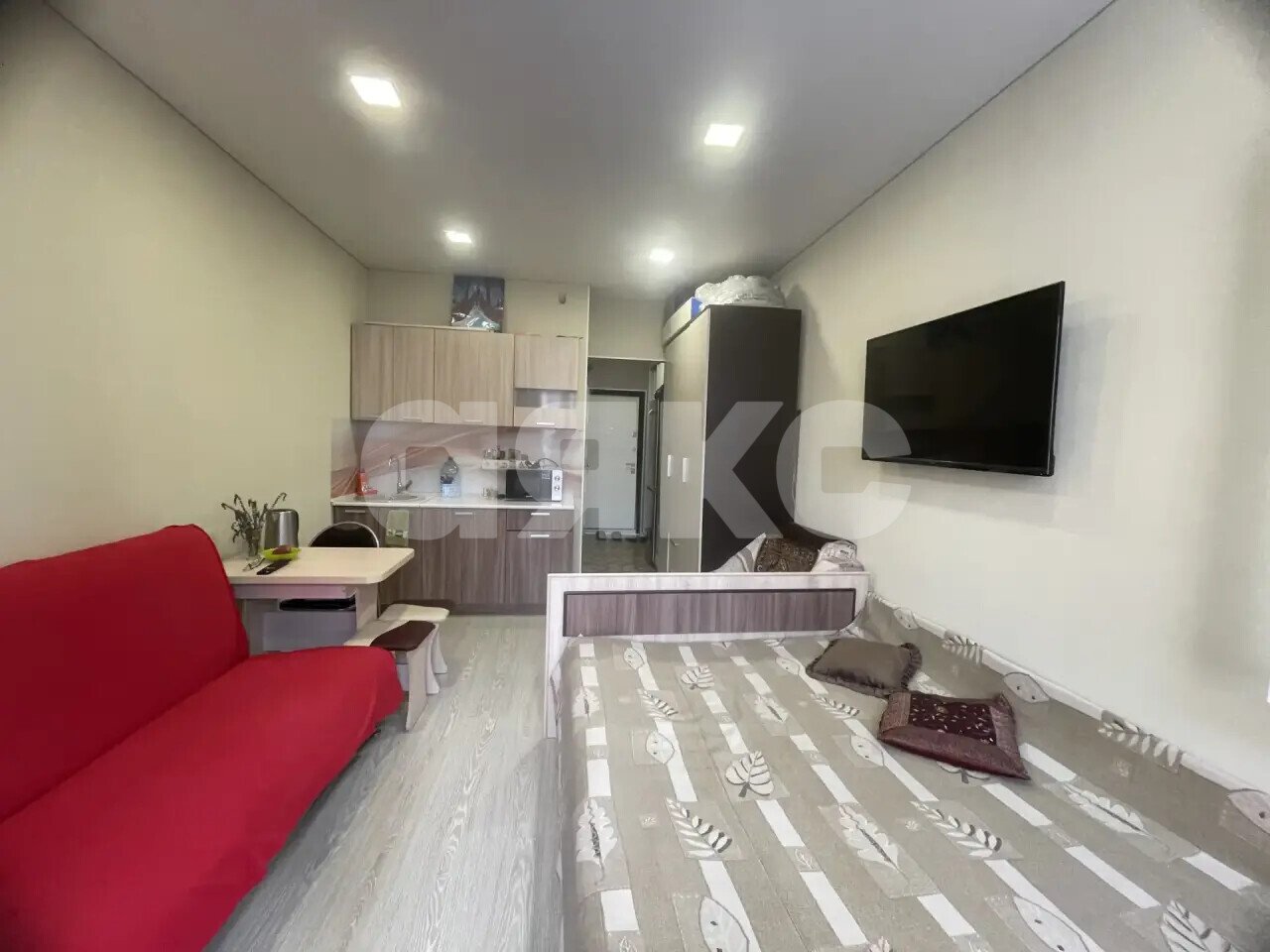 Фото №4: Студия <span class="whitespace-nowrap">25 м²</span>, <span class="whitespace-nowrap">7/14 эт.</span> - Анапа, Парковый, мкр. ЖК Привилегия, ул. Парковая, 61к1