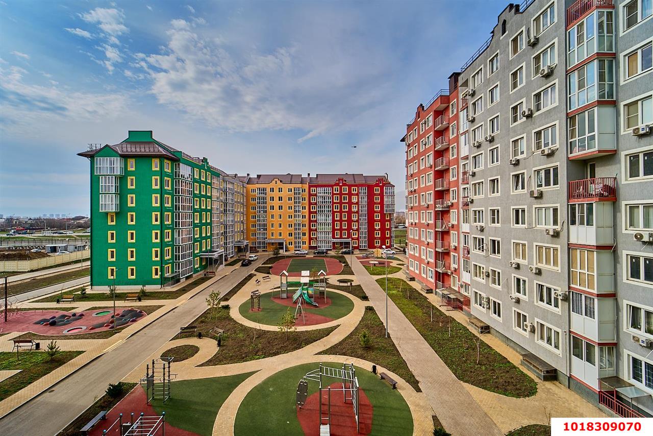 Фото №2: Студия <span class="whitespace-nowrap">24 м²</span>, <span class="whitespace-nowrap">3/8 эт.</span> - Краснодар, Прикубанский внутригородской округ, мкр. жилой комплекс Европа-Сити, ул. Античная, 4