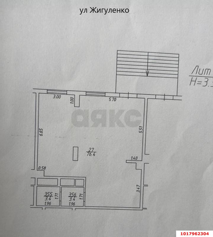 Фото №4: Торговое помещение <span class="whitespace-nowrap">83 м²</span>, <span class="whitespace-nowrap">1/24 эт.</span> - Краснодар, Прикубанский внутригородской округ, жилой комплекс Грин Лайф, мкр. имени Петра Метальникова, ул. Петра Метальникова, 28
