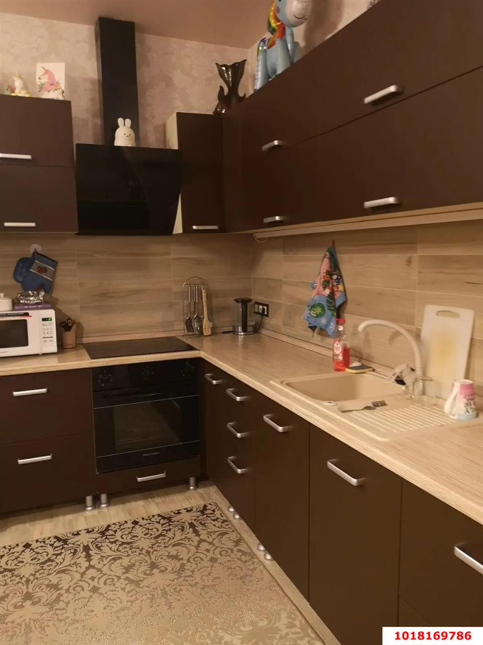 Фото №3: 1-комнатная квартира <span class="whitespace-nowrap">46 м²</span>, <span class="whitespace-nowrap">2/3 эт.</span> - Краснодар, Прикубанский внутригородской округ, мкр. Фестивальный, ул. Сергея Михалёва, 2Б