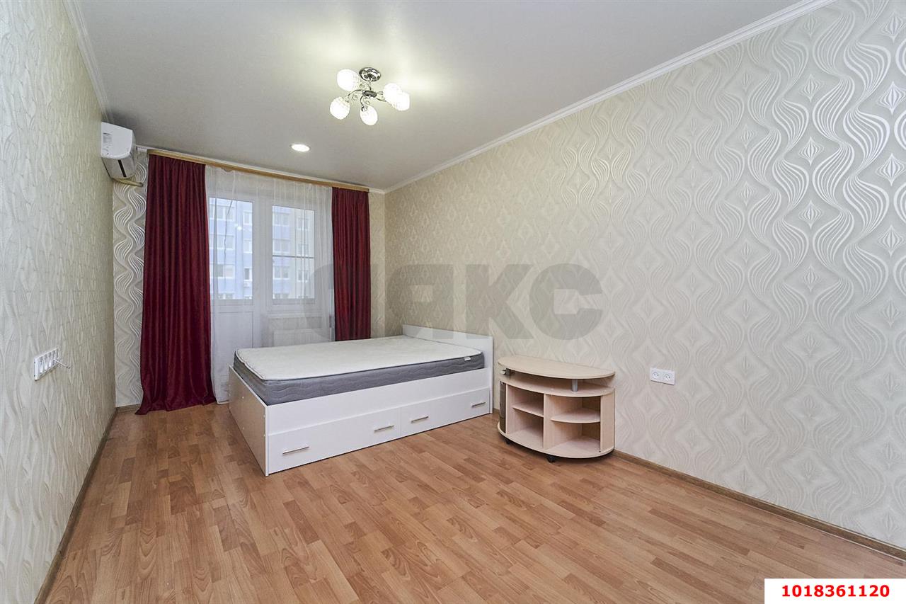 Фото №4: 1-комнатная квартира <span class="whitespace-nowrap">40 м²</span>, <span class="whitespace-nowrap">6/18 эт.</span> - Краснодар, Прикубанский внутригородской округ, ЖК Парус, мкр. Музыкальный, ул. имени Сергея Есенина, 110к1