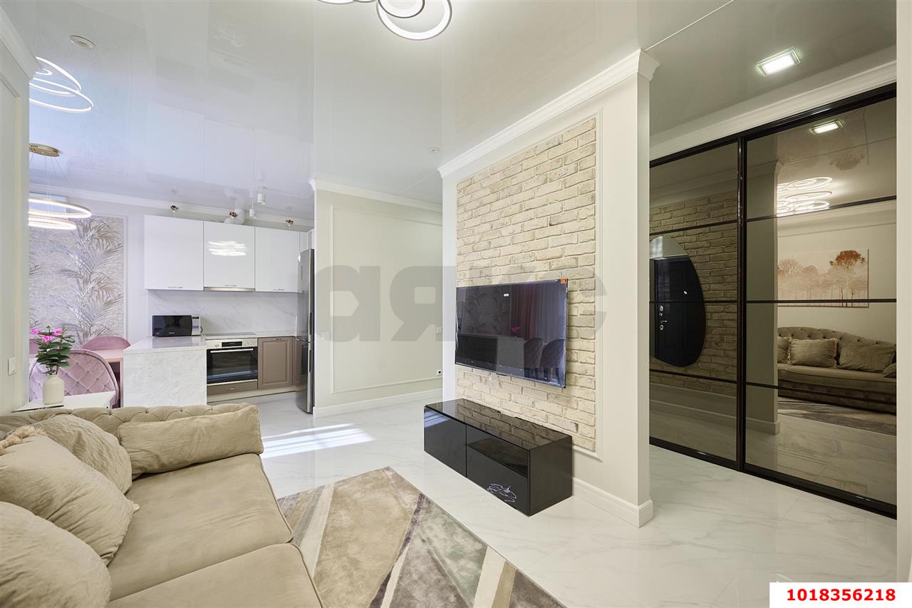 Фото №5: 1-комнатная квартира <span class="whitespace-nowrap">51 м²</span>, <span class="whitespace-nowrap">13/24 эт.</span> - Краснодар, Западный внутригородской округ, Фестивальный, мкр. ЖК Тургенев, ул. Дальняя, 8к1