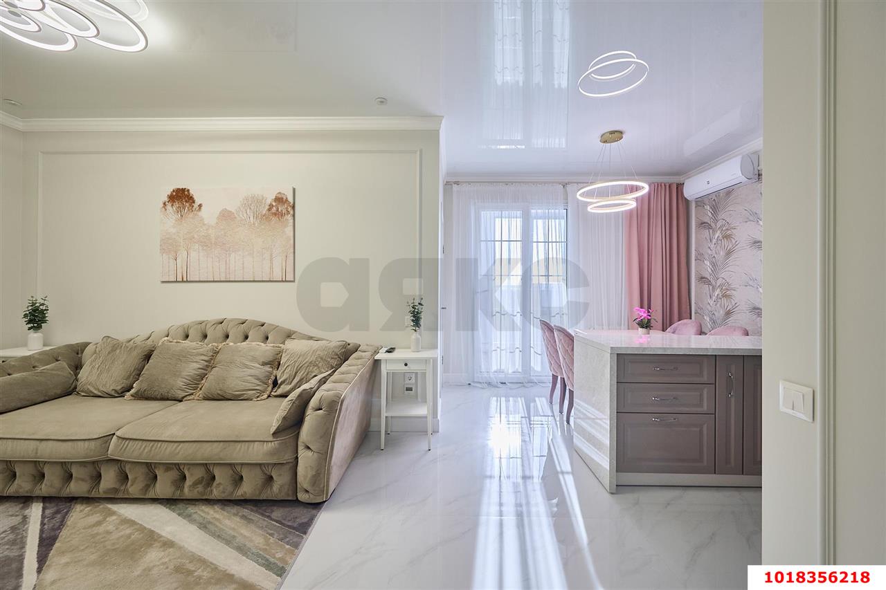 Фото №6: 1-комнатная квартира <span class="whitespace-nowrap">51 м²</span>, <span class="whitespace-nowrap">13/24 эт.</span> - Краснодар, Западный внутригородской округ, Фестивальный, мкр. ЖК Тургенев, ул. Дальняя, 8к1
