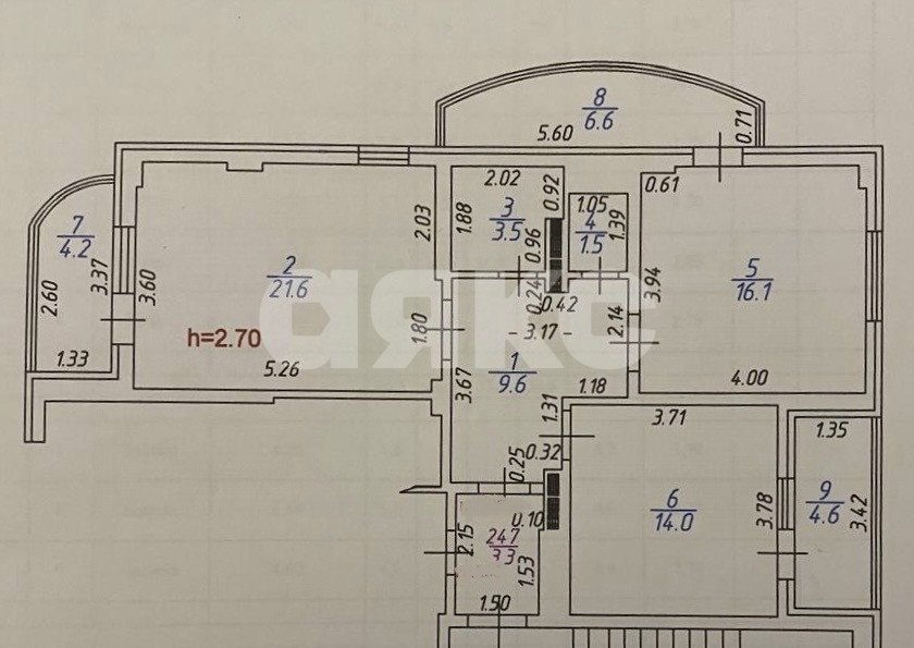 Фото №44: 2-комнатная квартира 81 м² - Анапа, 3А, ул. Омелькова, 21