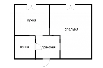 Фото №4: 1-комнатная квартира 21 м² - Майкоп, мкр. квартал Птичник, ул. 3-го Интернационала, 445