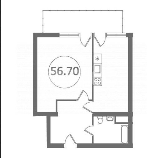 Фото №30: 1-комнатная квартира 63 м² - Сочи, Центральный, ул. Парковая, 5