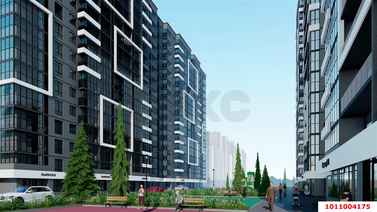 Фото №1: 1-комнатная квартира 37 м² - Краснодар, жилой комплекс Самолёт, отделение № 2 Агрофирмы Солнечная, жилой комплекс Движение, жилой комплекс Зелёный театр, Прикубанский внутригородской округ, мкр. жилой комплекс Мой Город, ул. Западный Обход, 39