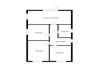 Фото №3: Дом 90 м² - Лазурный, мкр. Прикубанский внутригородской округ, ул. Льва Кассиля, 36
