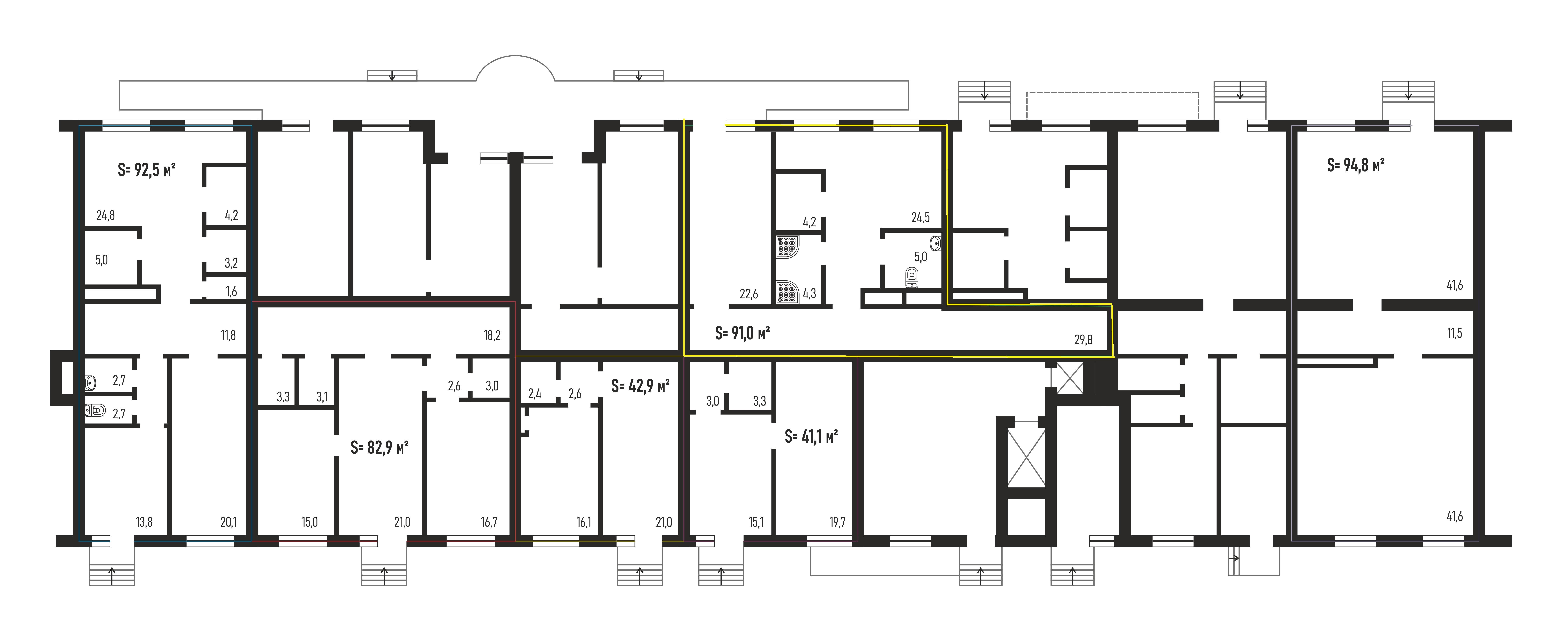 Фото №2: Коммерция 91 м² - Краснодар, Карасунский внутригородской округ, Гидростроителей, мкр. жилой комплекс Премьера, ул. Автолюбителей, 1/7к1