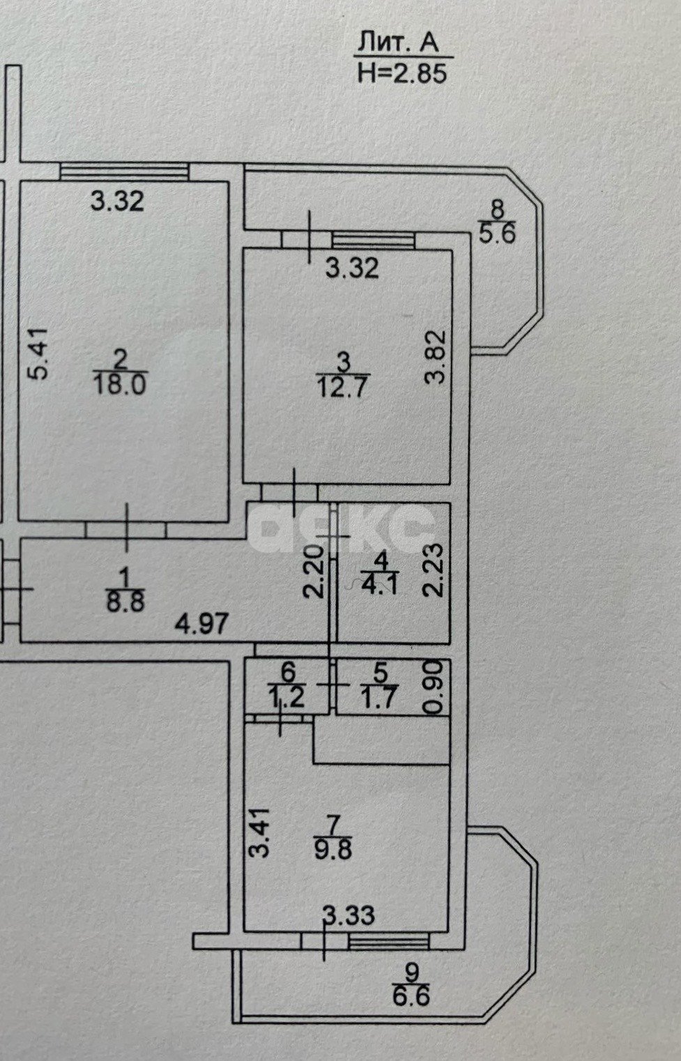 Фото №13: 2-комнатная квартира 56 м² - Горячий Ключ, Администрация, ул. Ленина, 236Бк1