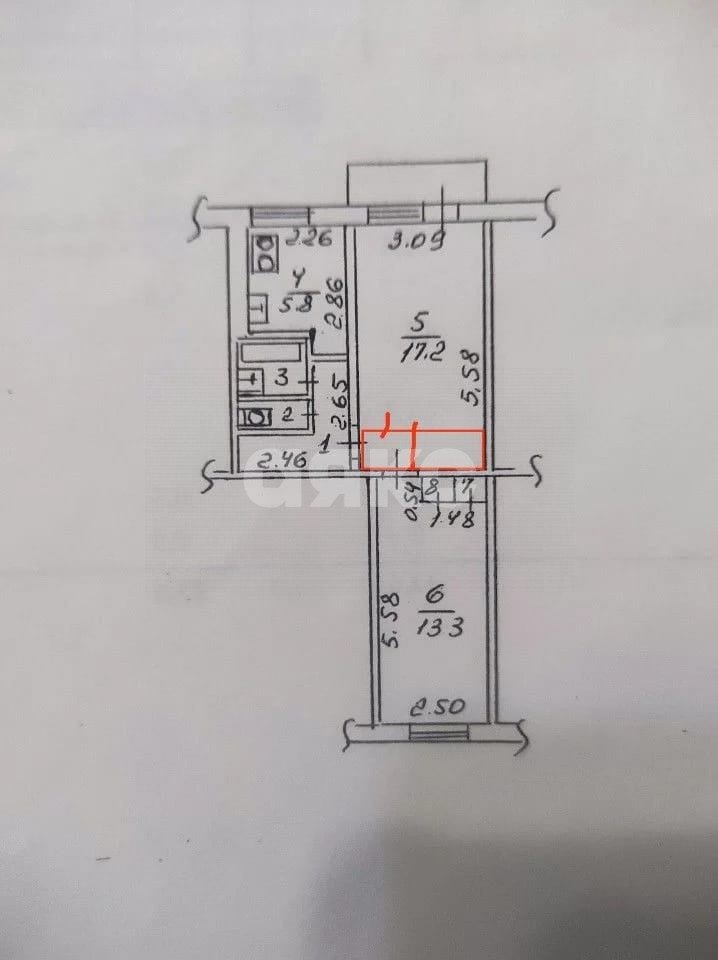 Фото №23: 2-комнатная квартира 44 м² - Липецк, 13-й, ул. М. Горького, 13/2