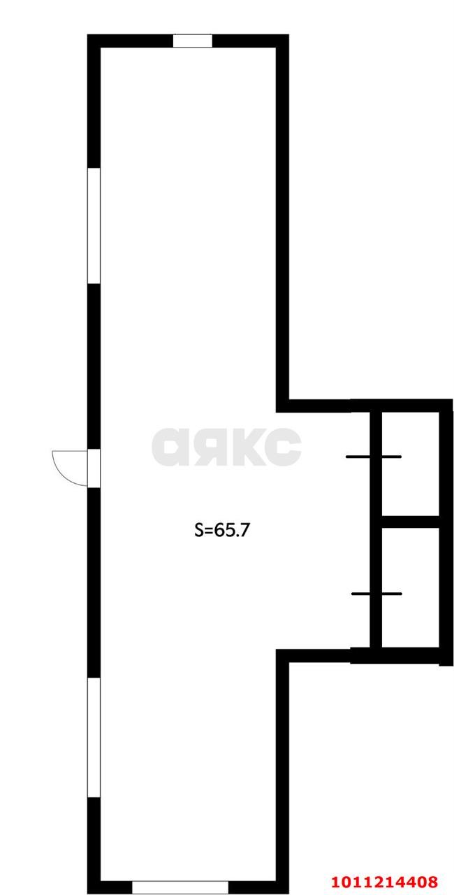 Фото №9: Торговое помещение 66 м² - Краснодар, жилой комплекс Лучезарный, ул. Московская, 154к1