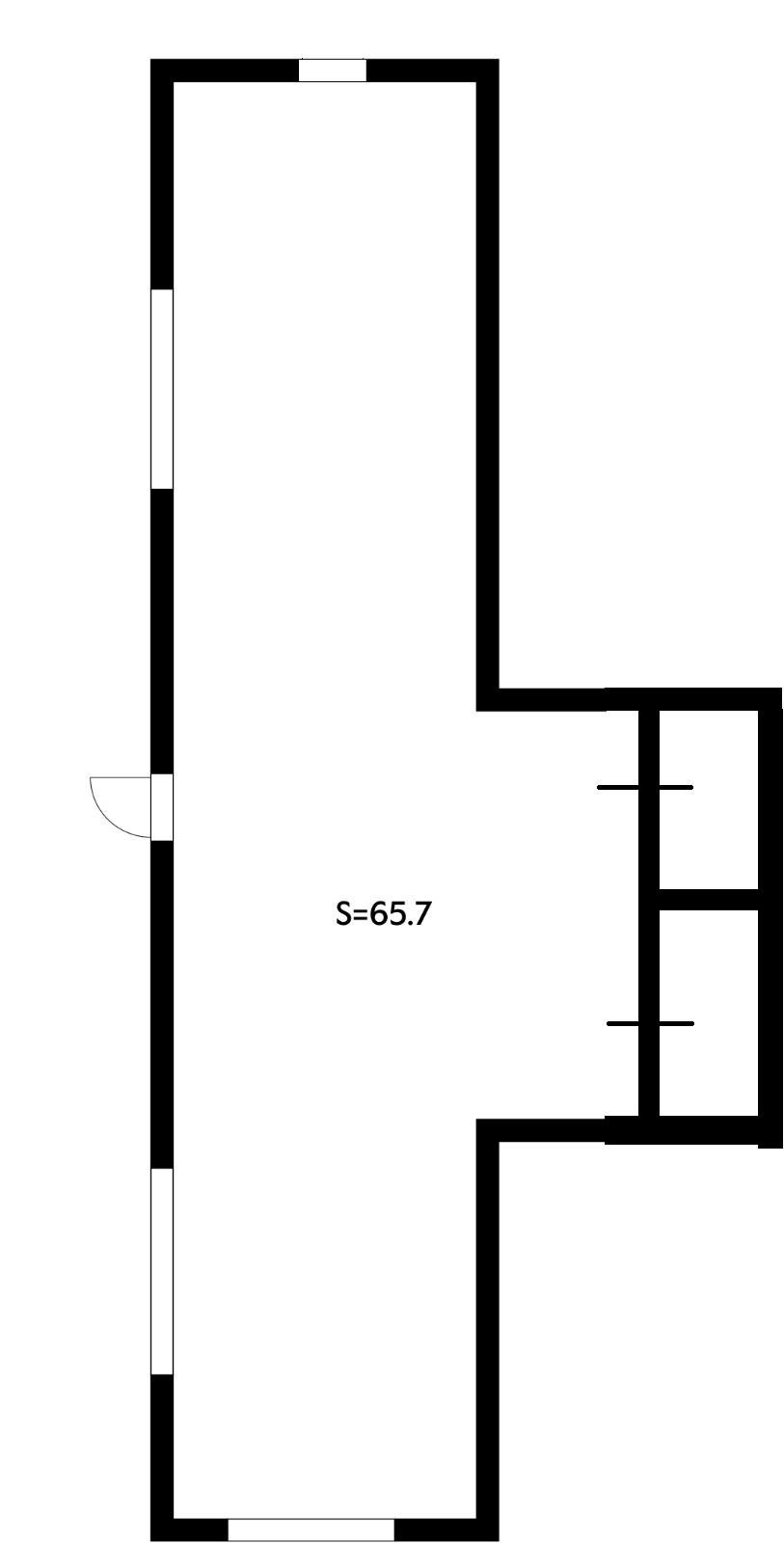 Фото №9: Коммерция 65 м² - Краснодар, Прикубанский внутригородской округ, мкр. Музыкальный, ул. имени Мусоргского М.П., 1/4