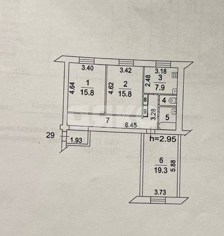 Фото №13: Комната 80 м² - Люберцы, пр-кт Октябрьский, 293/301