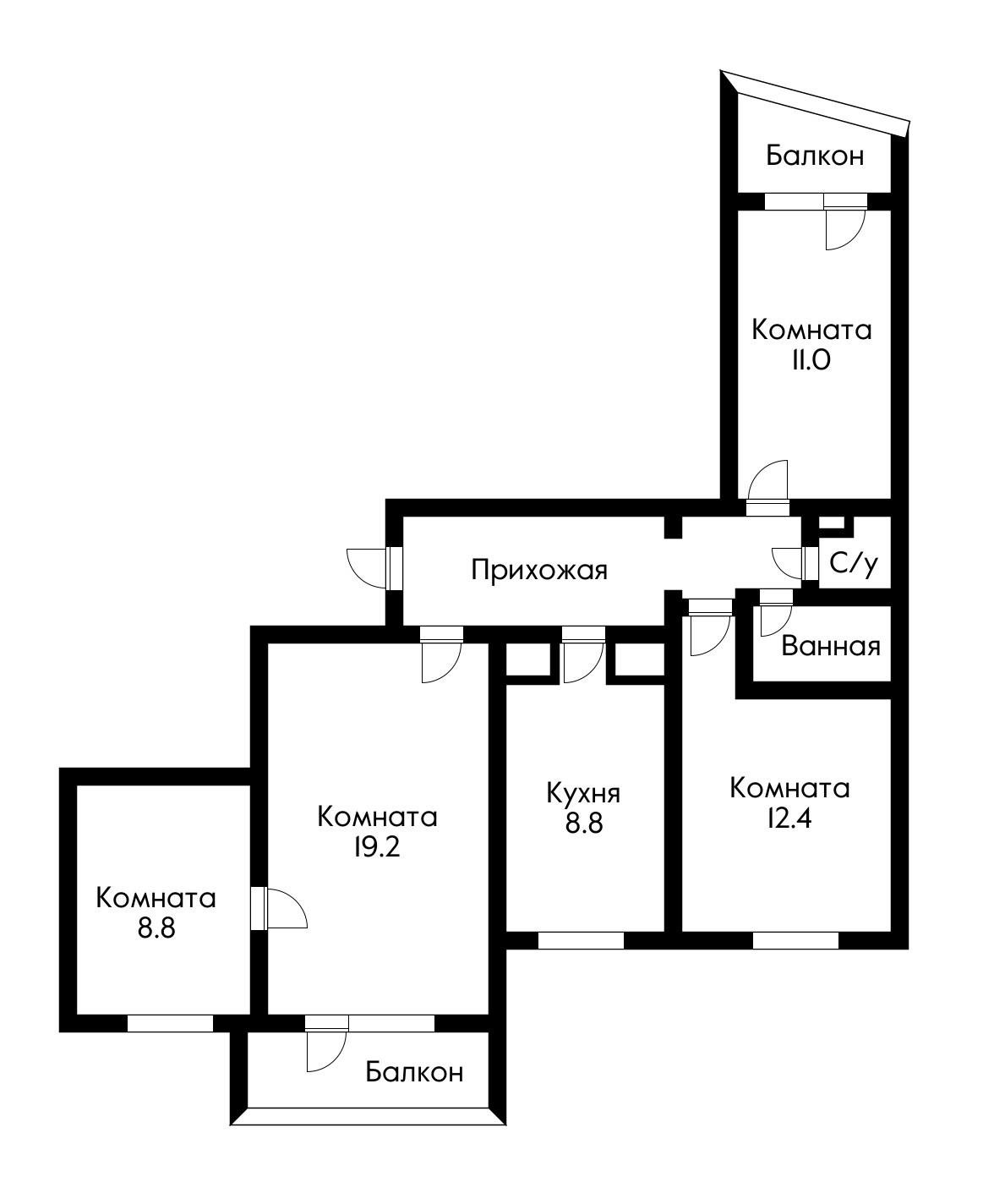 Фото №10: 4-комнатная квартира 73 м² - Краснодар, ул. 70-летия Октября, 22