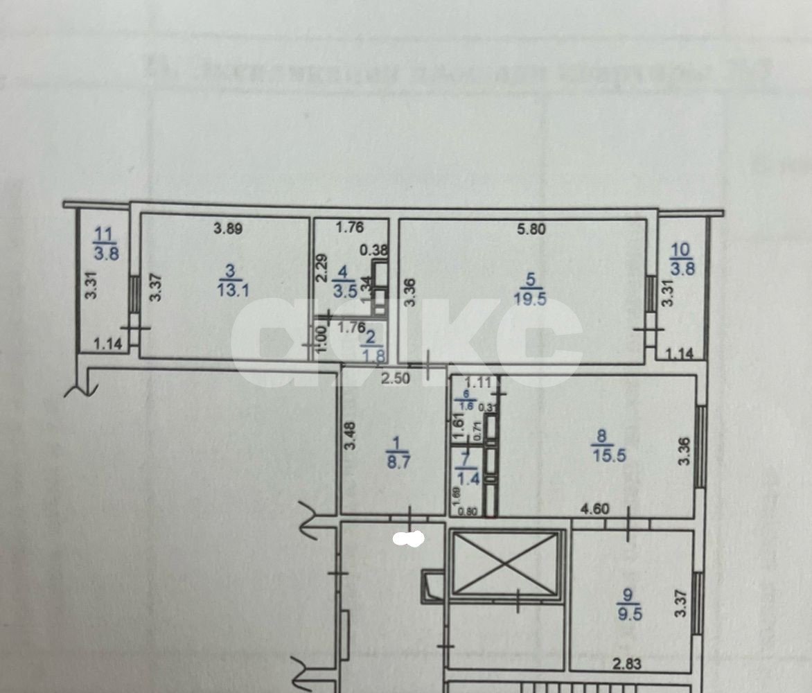 Фото №21: 3-комнатная квартира 74 м² - Анапа, Горгиппия, ул. Супсехское шоссе, 26к7