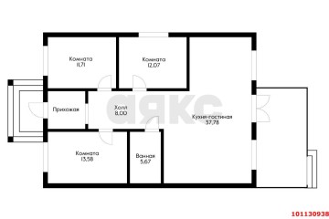 Фото №2: Дом 98 м² - Политехник, мкр. Прикубанский внутригородской округ, ул. Огородная, 106