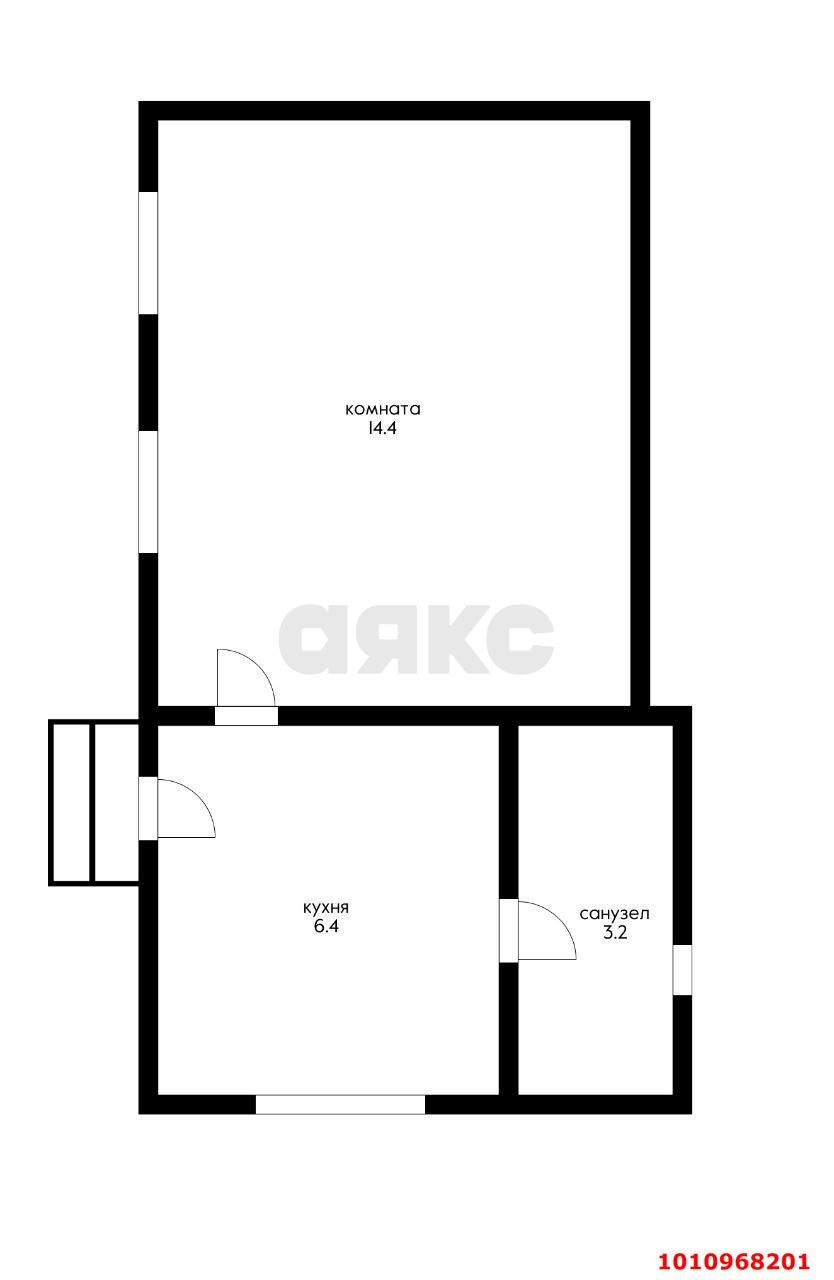 Фото №12: Часть дома 24 м² + 1.58 сот. - Краснодар, Краевая Клиническая Больница, ул. 1 Мая, 324