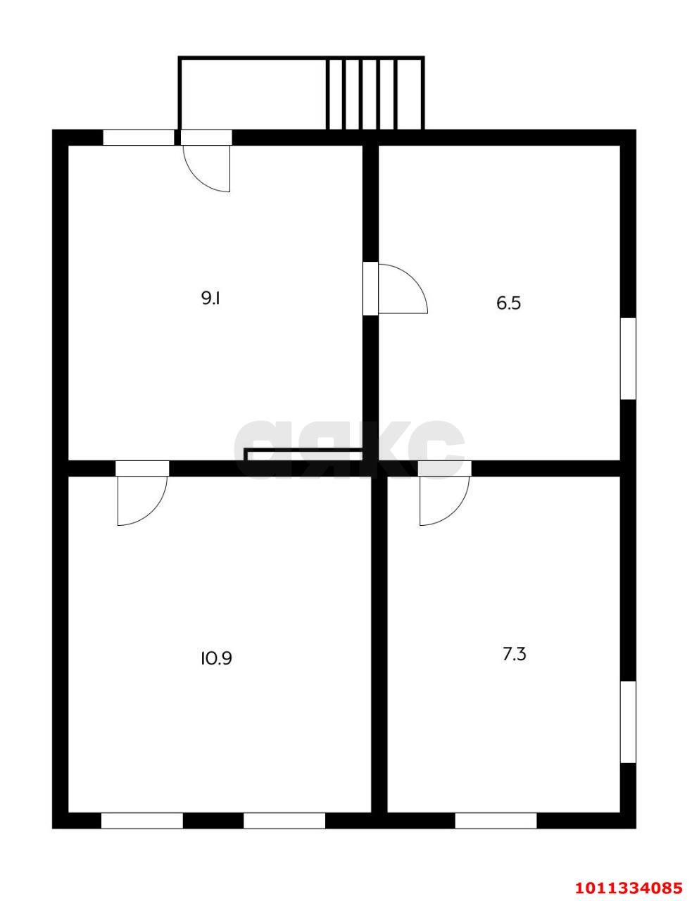 Фото №5: Часть дома 33 м² + 6.4 сот. - Энем, ул. Пролетарская, 67/1