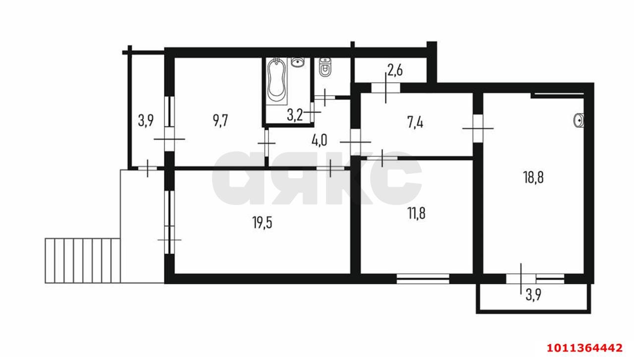 Фото №9: Коммерция 86 м² - Краснодар, Прикубанский внутригородской округ, мкр. Московский, ул. Карякина, 22