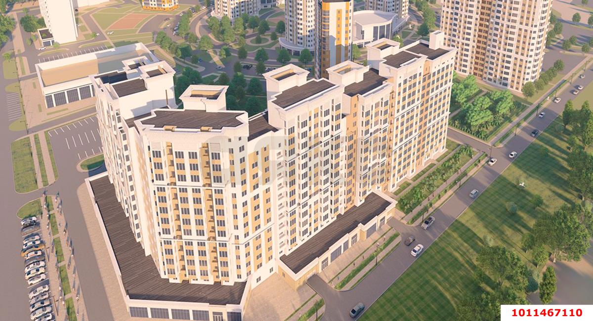 Фото №4: 2-комнатная квартира 59 м² - Краснодар, жилой комплекс Зеленодар