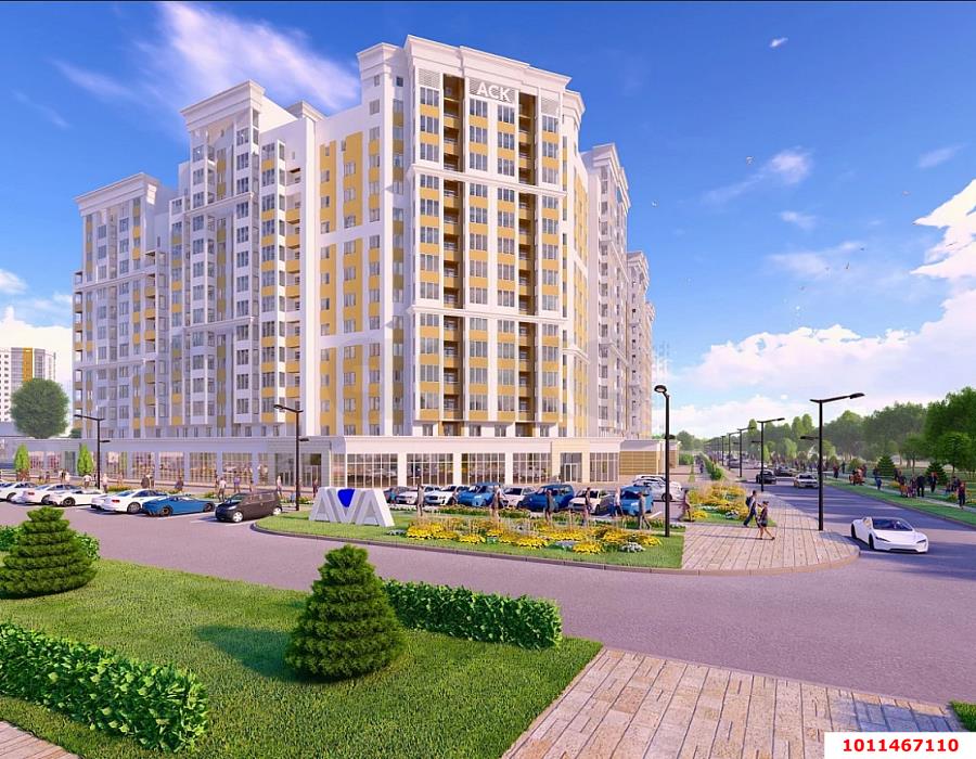 Фото №3: 2-комнатная квартира 59 м² - Краснодар, Прикубанский внутригородской округ, мкр. жилой комплекс Зеленодар