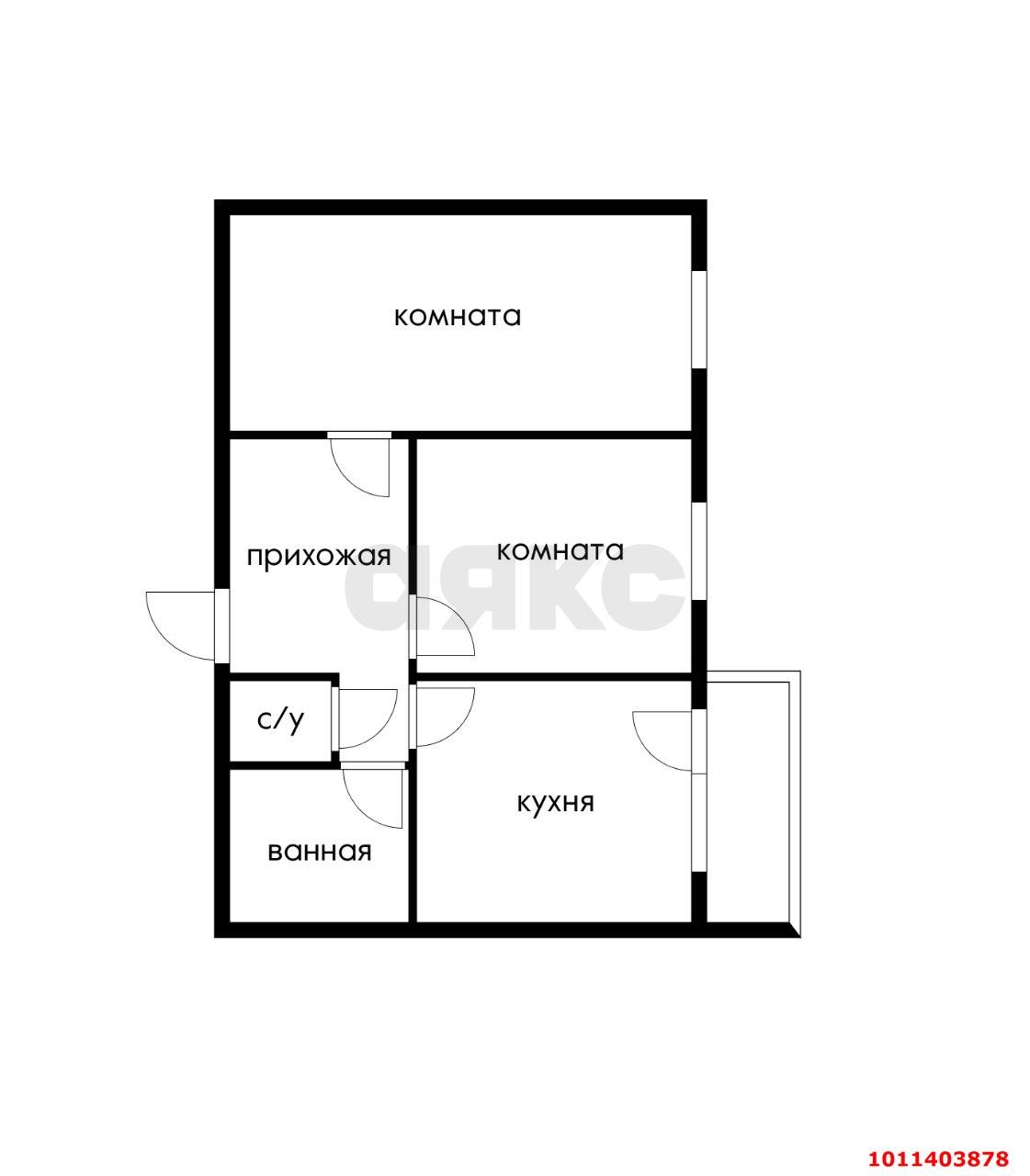Фото №3: 2-комнатная квартира 56 м² - Краснодар, Восточно-Кругликовский, ул. Героев-Разведчиков, 23
