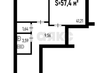 Фото №1: Торговое помещение 58 м² - Краснодар, мкр. жилой комплекс Свобода, ул. Домбайская, 55к3