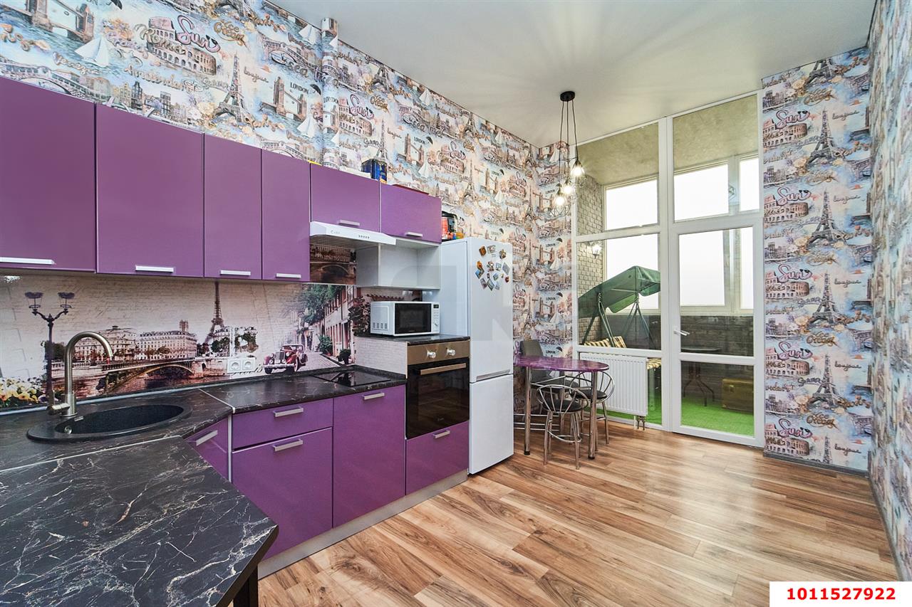 Фото №1: 1-комнатная квартира 48 м² - Краснодар, Молодёжный, Прикубанский внутригородской округ, мкр. жилой комплекс Дуэт, ул. Душистая, 77