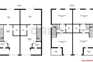 Фото №3: Дуплекс 115 м² - Краснодар, мкр. Отделение № 1 ОПХ Колос, ул. Рябиновая, 1/1