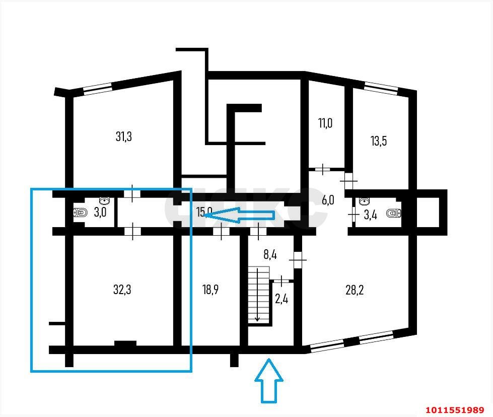 Фото №2: Коммерция 35 м² - Краснодар, мкр. Западный внутригородской округ, ул. Красная, 143