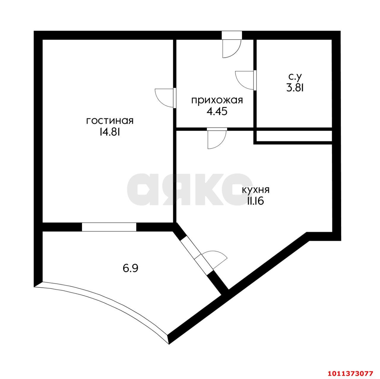 Фото №2: 1-комнатная квартира 37 м² - Краснодар, Губернский, ул. им. Героя Яцкова И.В., 9к3
