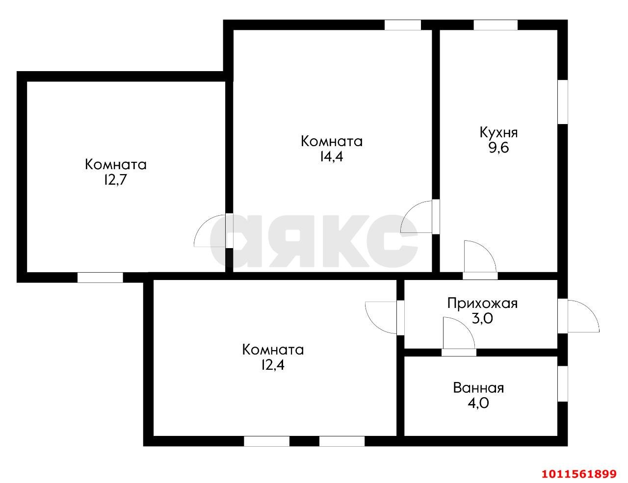 Фото №4: Часть дома 57 м² + 4 сот. - Краснодар, Дубинка, ул. Озёрная, 29